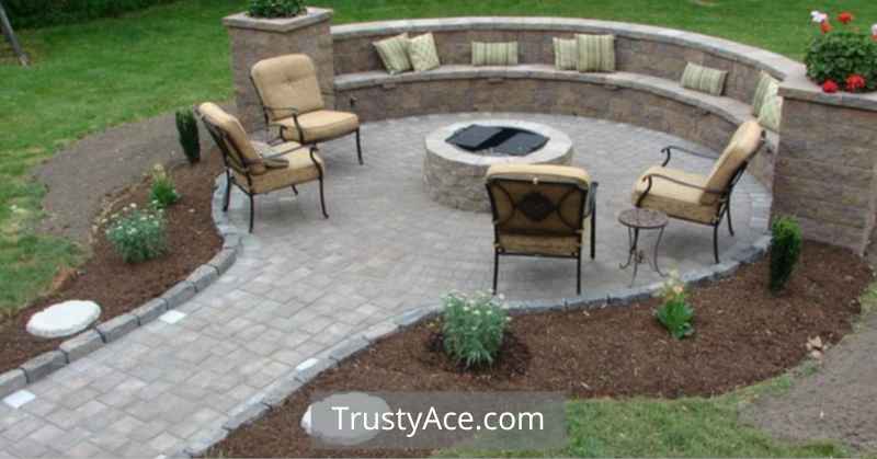 Backyard Walkway Ideas To Outdoor Fire Pit