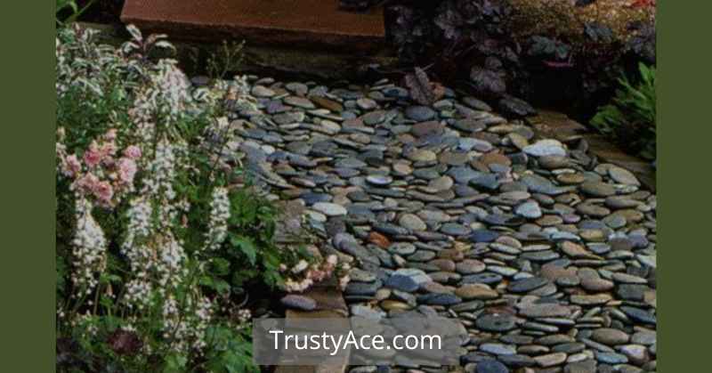 River Rock Walkway Ideas