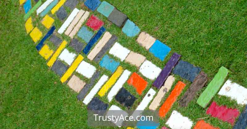 Walkway Ideas With Colored Bricks