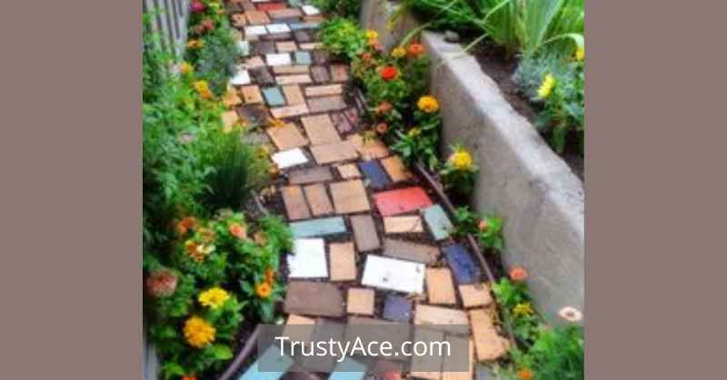 Colored Bricks Walkway Ideas