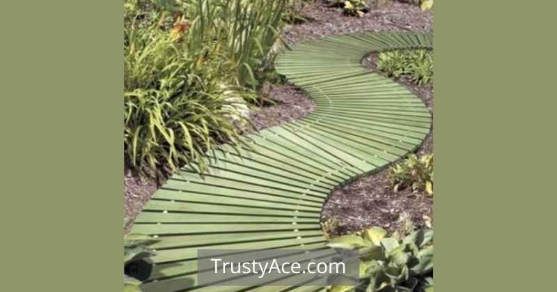 Wood Garden Walkway Ideas