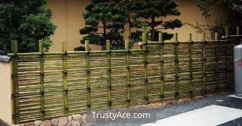 Wood Fence Ideas With Bamboo