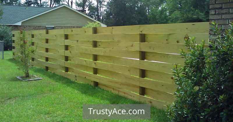 Basket Weave Wood Fence Ideas