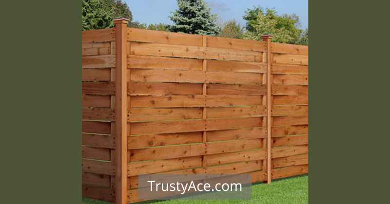 Wood Fence Ideas With Basket Weave