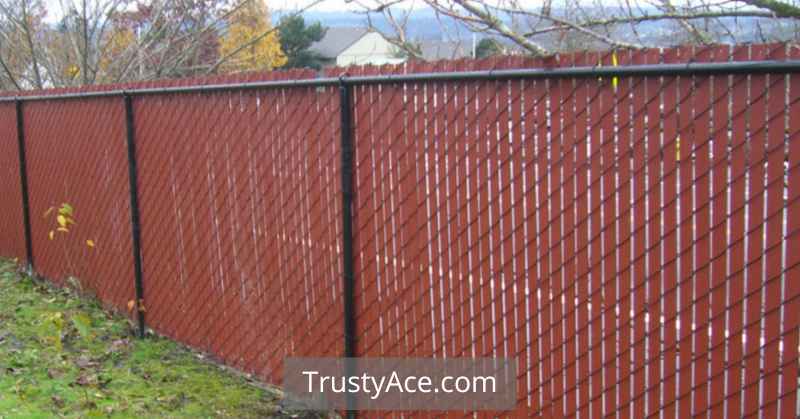 Wood Fence Ideas With Chain Link