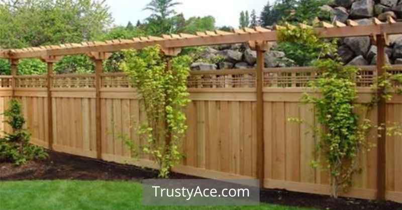 Charming Wood Fence Ideas And Arbor