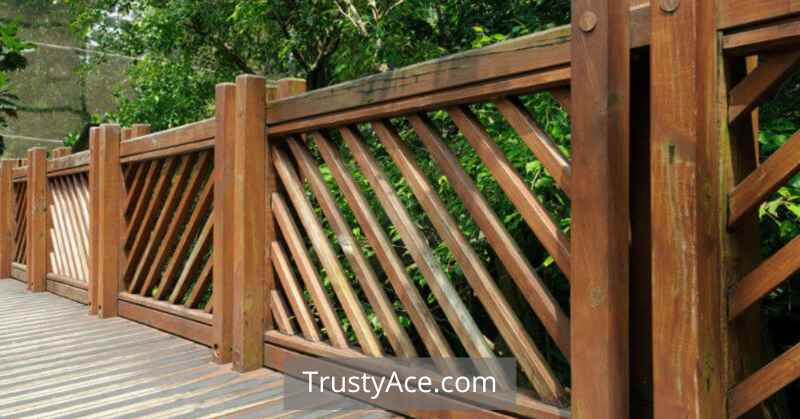 Diagonal Wood Fence Ideas