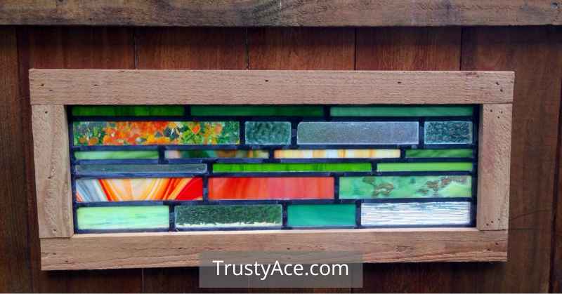 Stained Glass Wood Fence Ideas