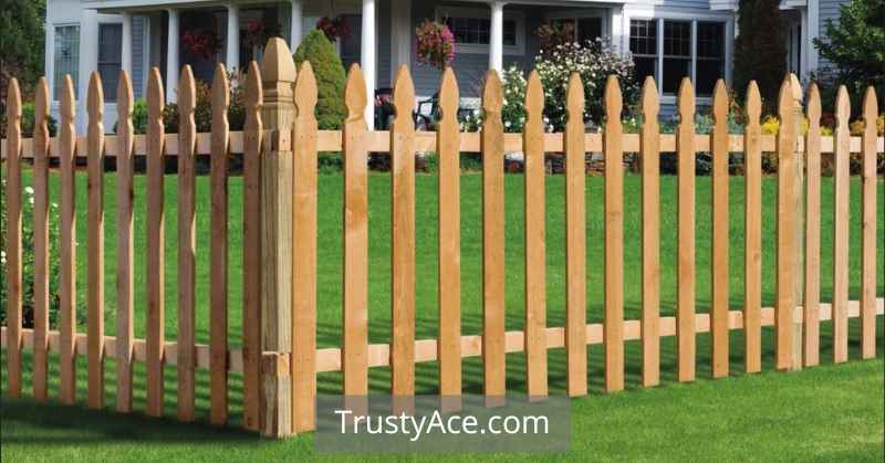 French Gothic Wood Fence Post Ideas