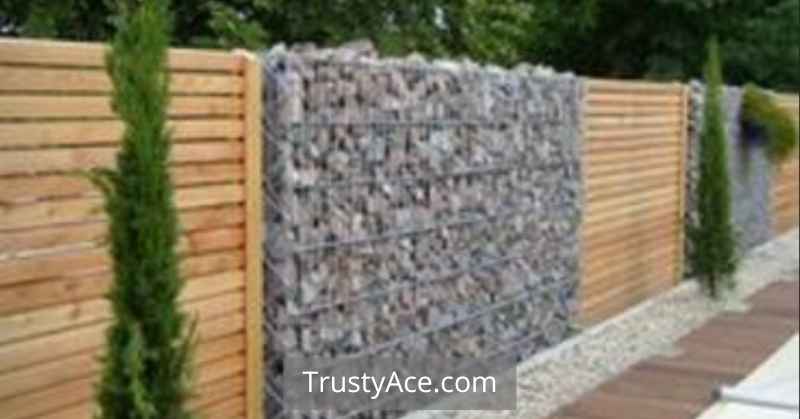 Wood Fence Ideas Gabion