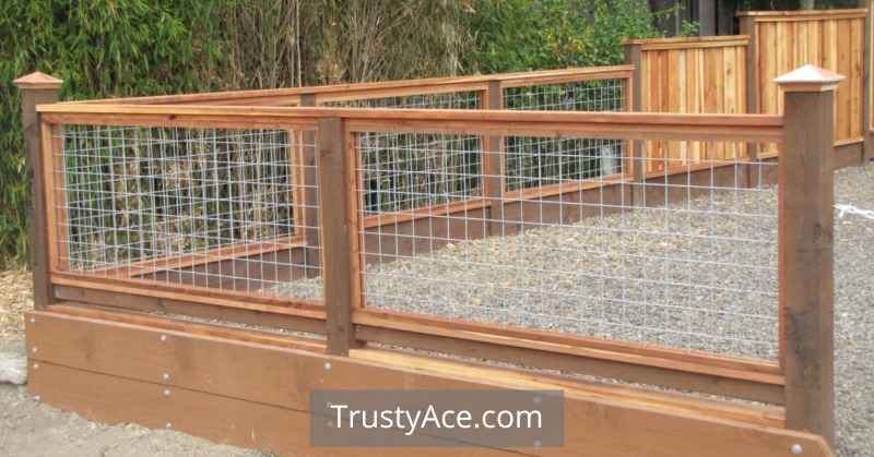 Wood Fence Ideas With Hog Wire