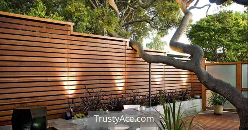 Wood Fence Ideas Horizontal Cedar