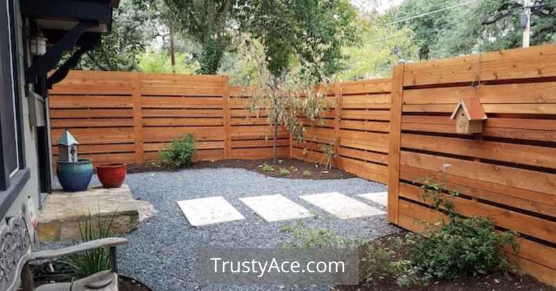 Horizontal Wood Fence Ideas Cedar