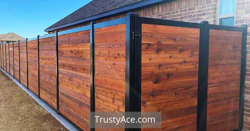 Metal And Wood Privacy Fence Ideas