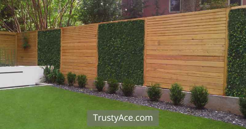 Modern Wood Textured Fence Ideas