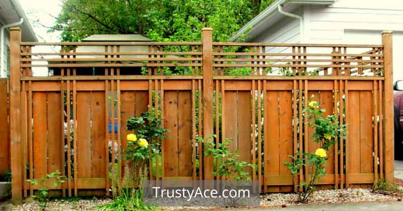 Modern Textured Wood Fence Ideas