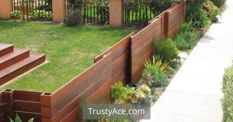 Modern Wood Fence Ideas Textured