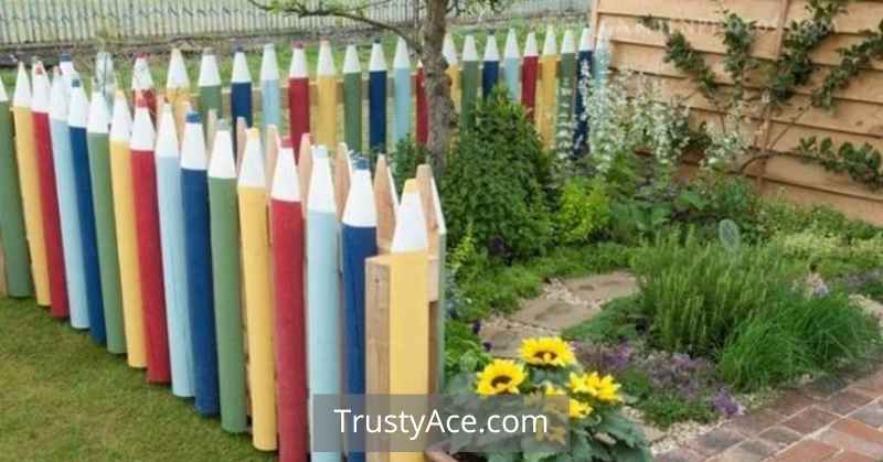 Painted Wood Fence Ideas