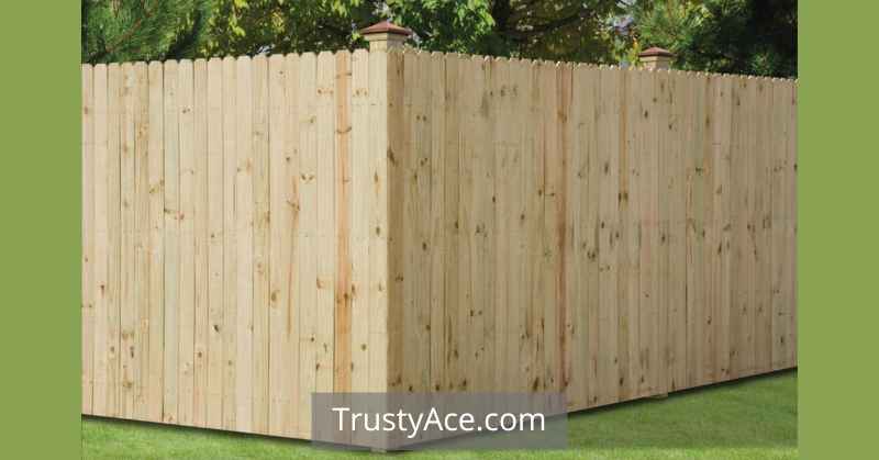 Pine Dog Eared Wood Fence Picket Ideas