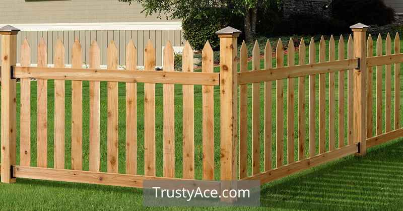 Wood Fence Ideas Spaced Picket