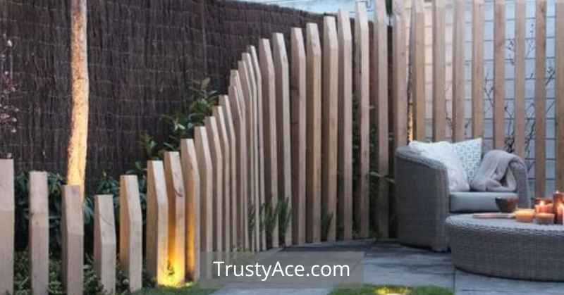 Wood Fence Ideas With Vertical Post