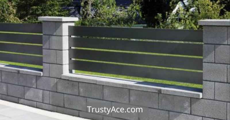 Wood Fence Ideas And Cinder Block