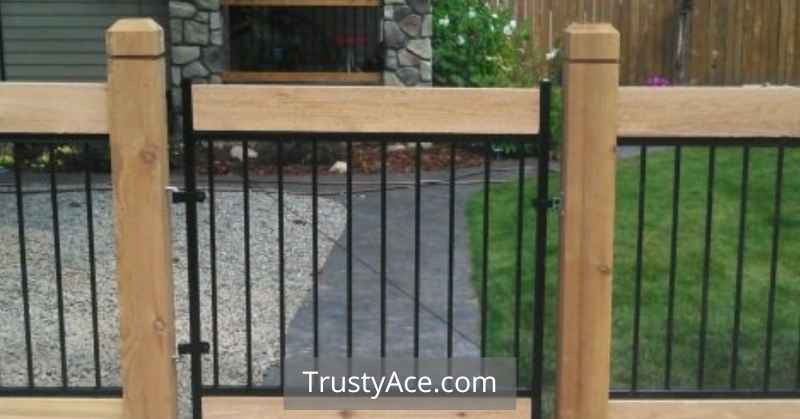 Wood And Steel Fence Ideas