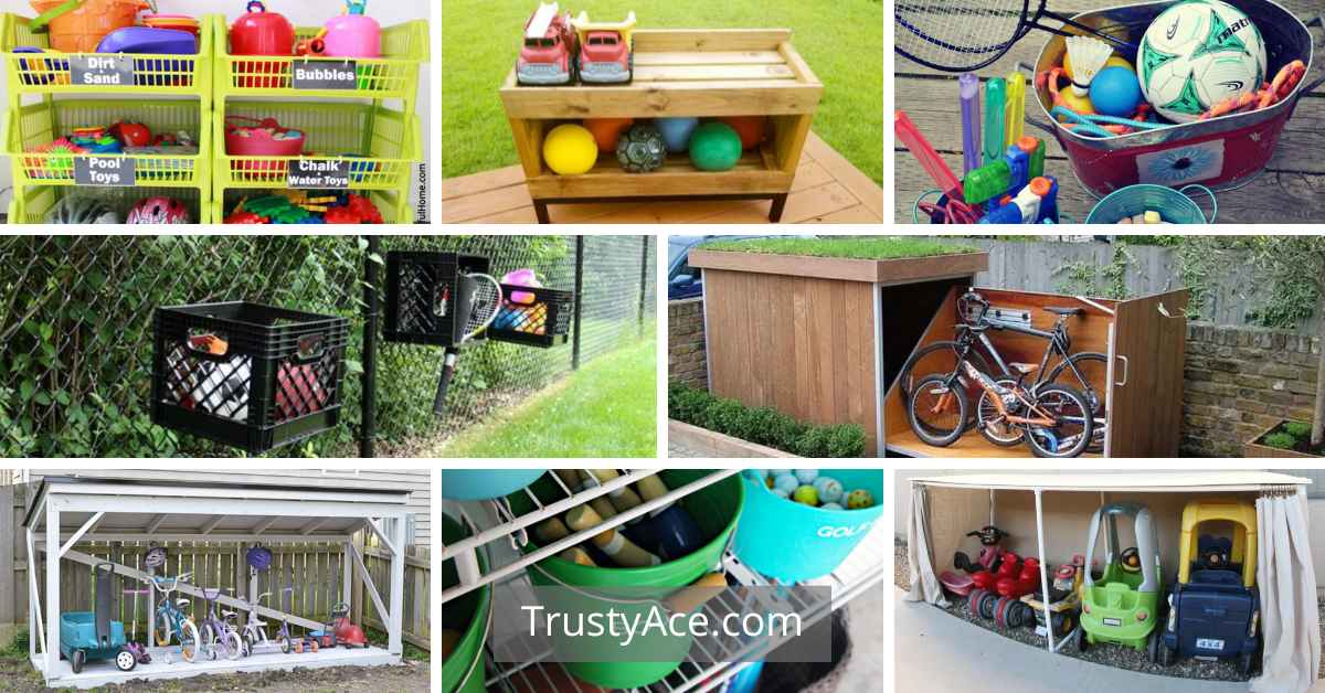 68 Best Outdoor Toy Storage Ideas For A Stress Free Backyard